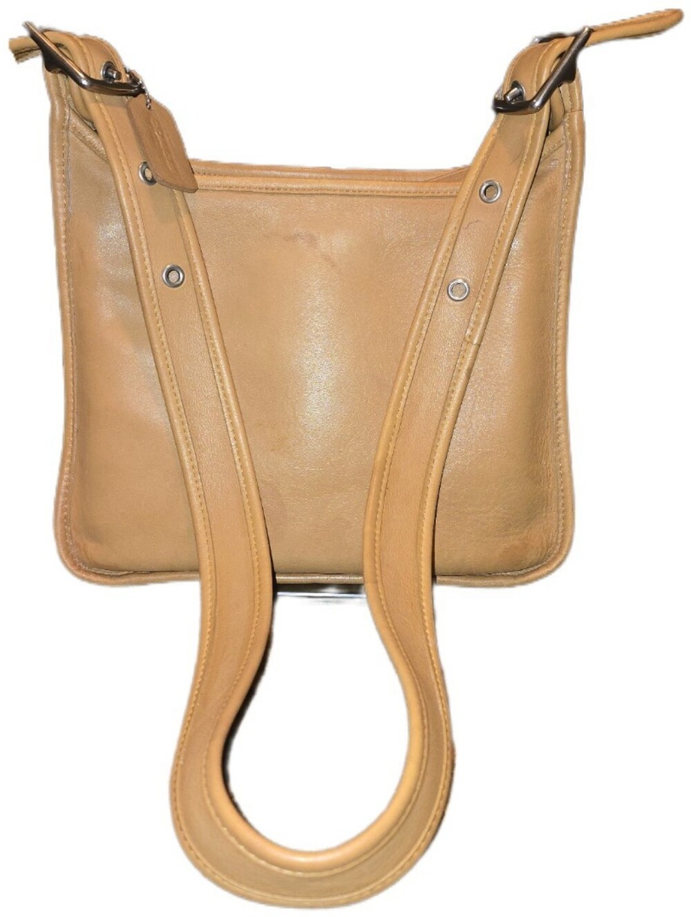 Coach Vintage 9966 British Tan Leather Crossbody Bag